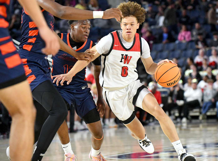 Harvard-Westlake vs. Roosevelt in the CIF Southern Section Open Division boys basketball final at Cal Baptist University on Friday, Feb. 23, 2024.